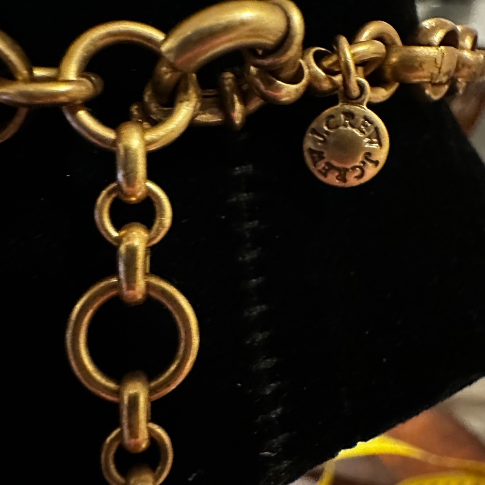 J. Crew Gold and Navy Tassel Necklace - Picture 6 of 12